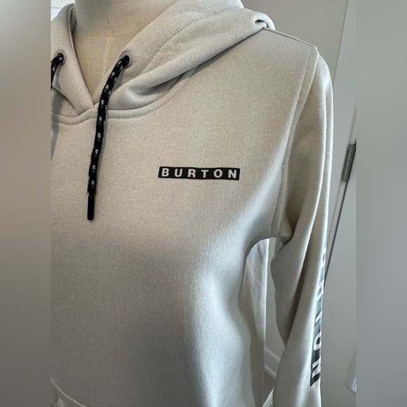 Burton Light Grey Tunic Pullover with Black Lettering - Picture 6 of 8